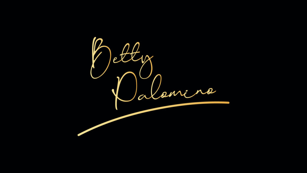 Diseño del logo de Betty Palomino por Carlos Cortés Agencia
