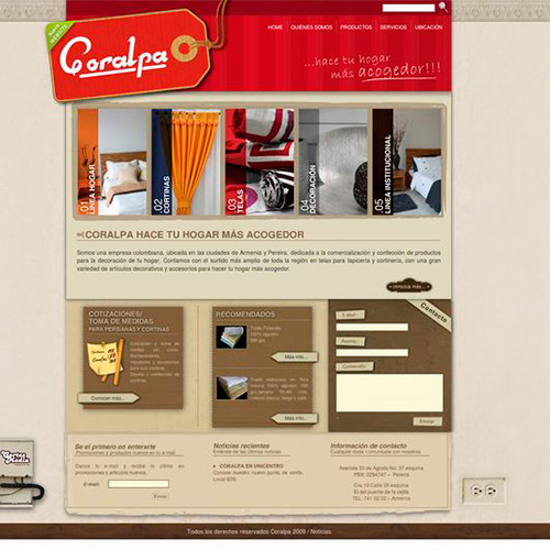 diseño de páginas web en Pereira Coralpa