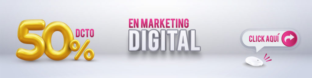 50% de descuento en marketing digital para Germán Salcedo