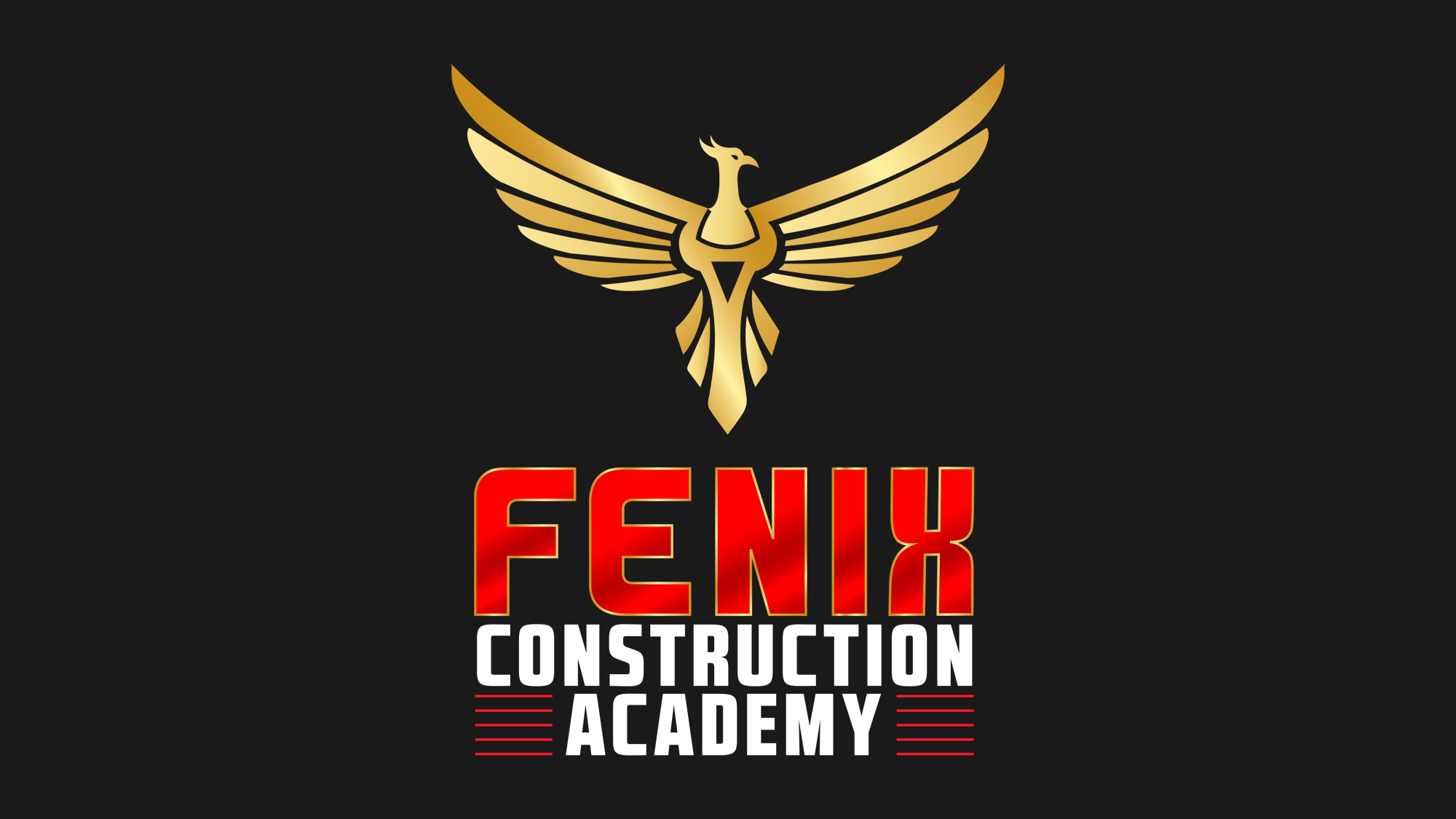 Diseño del logo de Fenix Academy